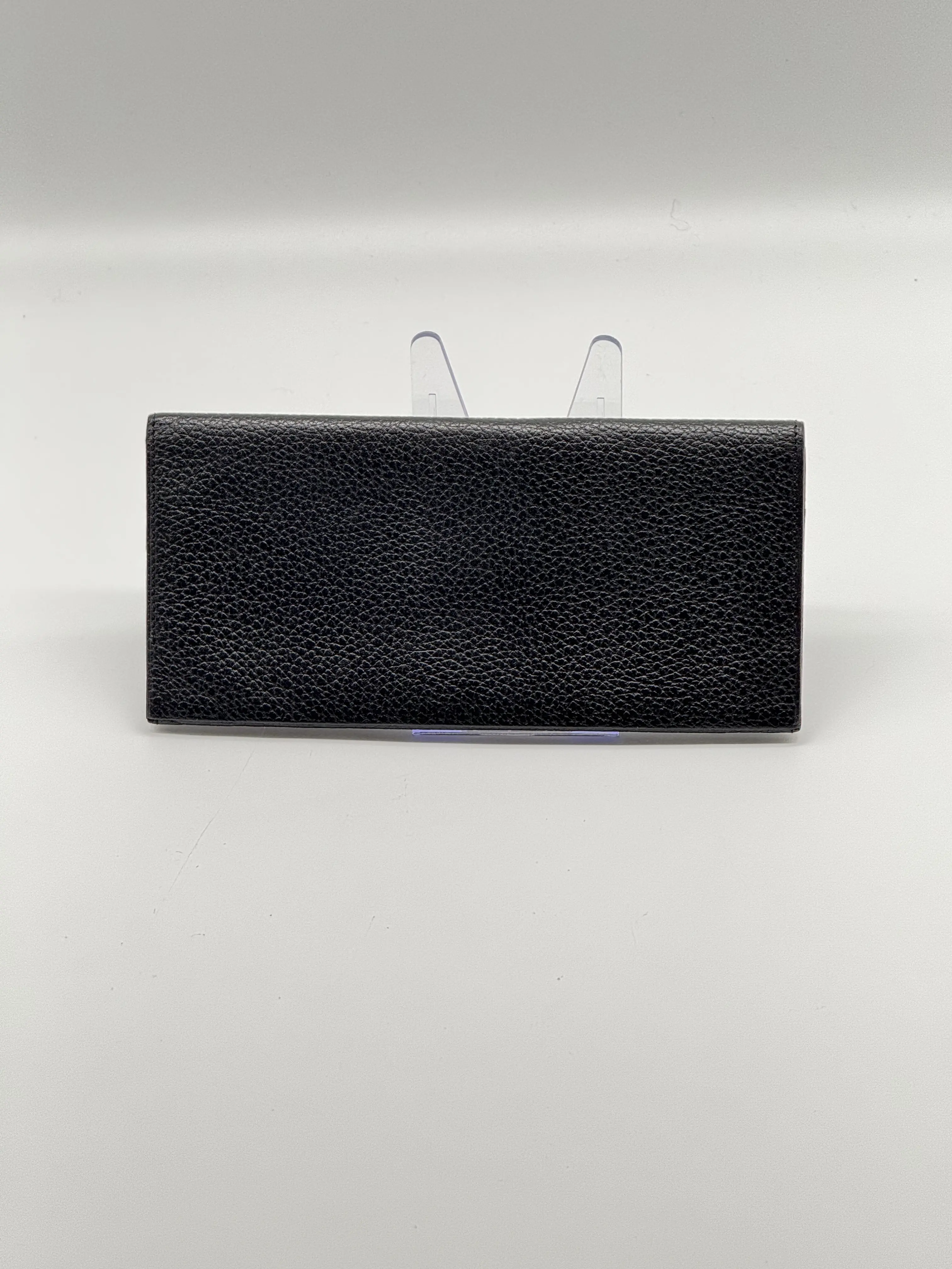 Pre-owned BURBERRY Leather Small Leather Goods Long Bifold Credit Card Wallet