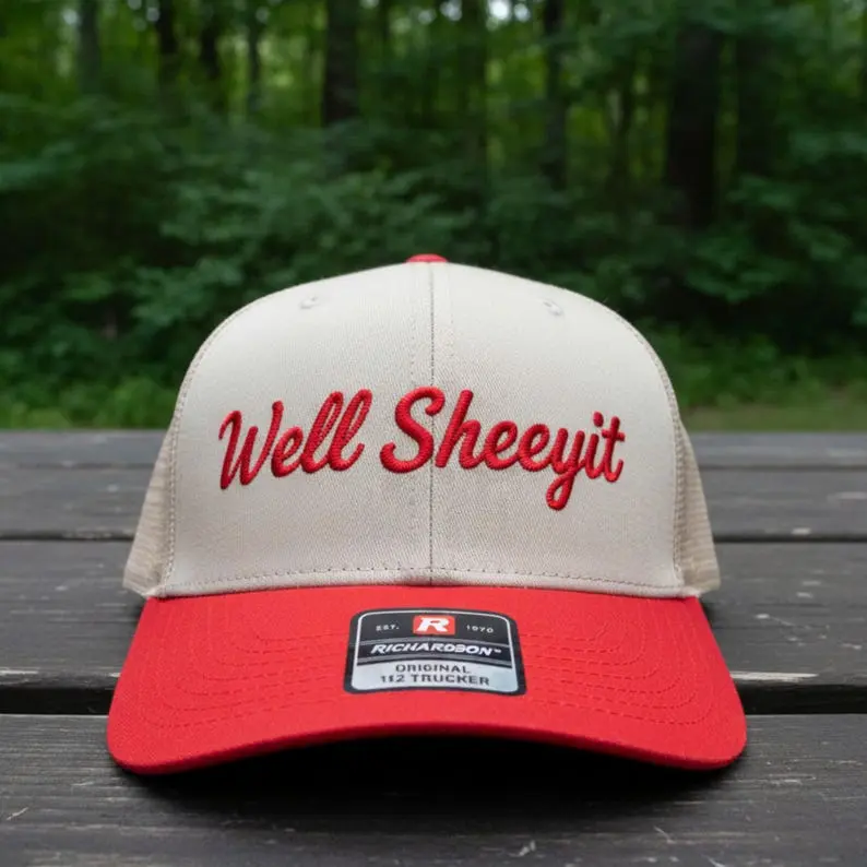 Well Sheeyit Trucker Hat, Embroidered Trucker Hat, Funny Trucker Hat, Retro Trucker Hat, Country Hat, Outdoor Gifts For Women