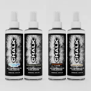 CHALK Complete Collection Bundle | 4 Premium Aftershave Colognes for Men | 8 fl oz each