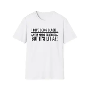 Black Love Lit AF T-Shirt