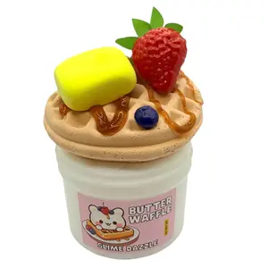 Butter Waffle Clay DIY Slime 10 Fl Oz Total Beginner Slime Made in USA Scented Beginner Slime