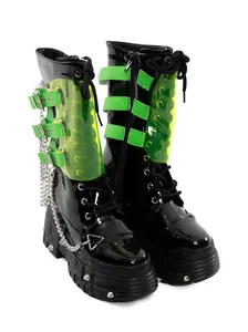 Maze Runner Wedge Platform Boots