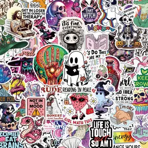 270+ PCS Funny Holographic Stickers for Adults, Waterproof Vinyl Sarcastic Meme Decals for Laptop, Water Bottle, Phone, Kindle, Journal, Scrapbook, Bumper, Skateboard, Luggage, No Repeats Accessories