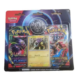 Pokémon 2 Pack Blister Raikou Phantasmal Flames Mega Evolutions Trading Card Game Cards for Collectors