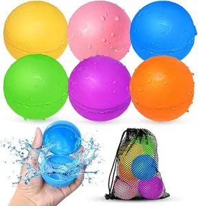 Magnetic Splash Water Polo Balls - Reusable, Kid-Safe with Enclosed Magnets, Ideal for Pool Parties & Family BBQs, Eco-Conscious