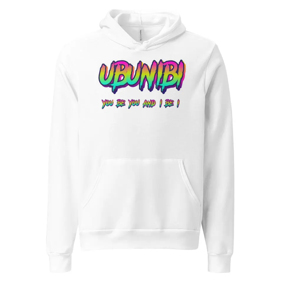 UBUNIBI Vibrant unisex hoodie (Front Print Only)