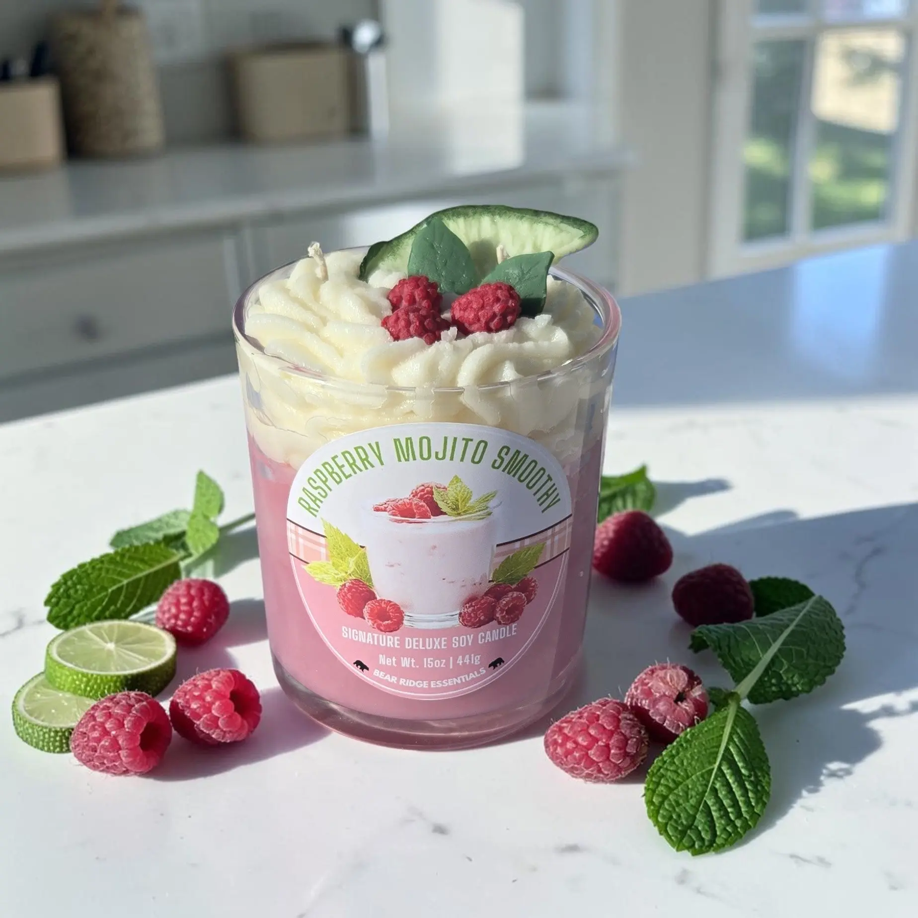 Raspberry Mojito Smoothy - Signature Deluxe Candle
