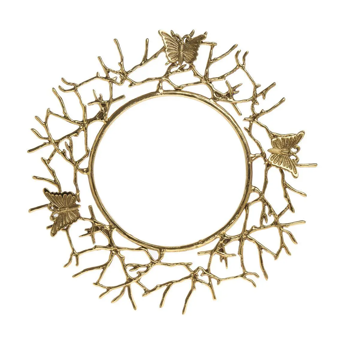 Godinger Butterfly Gold Charger Plate