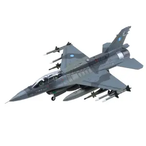 Military Model Plane F-16D Alloy Fighter Plane Model 1/72 Scale High-Quality Alloy Body Engineering Plastic Tires Perfect for Collection Gift