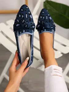 Women's Pointed Toe Flat Shoes Casual Flats Soft Sole Extra Wide Fit Casual Outdoor Spring & Fall Fashion Sizes 36-43