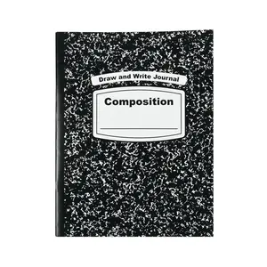 8 1/2" x 11" Black & White Draw & Write Paper Composition Journals - 24 Pc.