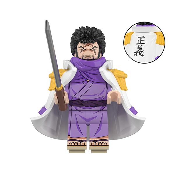 GTLANDS 8 Pcs Custom One Piece Anime Characters Building Block Minifigure Set