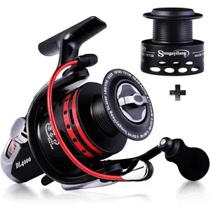 13+1BB Small Spinning Reel, Ultra-Smooth Powerful High-Drag Lightweight Model, Left-Right Interchangeable Handle, Long-Cast Fishing Tackle for Saltwater & Freshwater Outdoor Angling, Small Spinning Reels