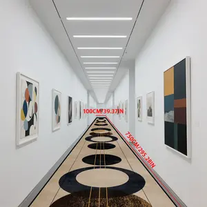 Vintage Geometric Design Rug, Washable Bathroom Laundry Room Mat, Durable Long Hallway Runner, Soft Outdoor Patio Carpet, Decorative Rug Mat, Home Decorative Rugs