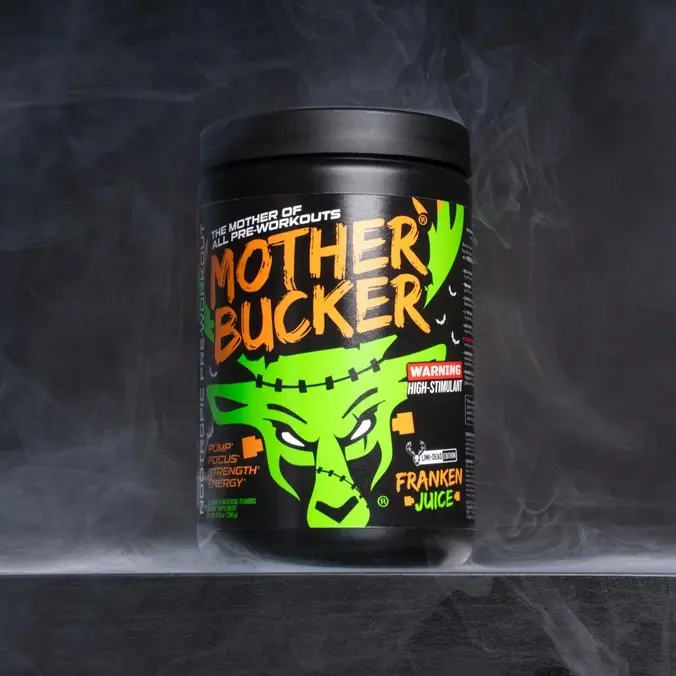 Bucked Up Mother Bucker Pre-Workout [20 Servings] - Intense Muscle Supplement with Beta-Alanine & Caffeine for Elite Athletes