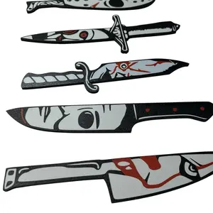 Horror characters Knife - 3D Printed Prop Knife, Jason, Chucky, Michael and more