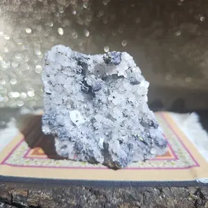 Pyrite Quartz Cluster Geode