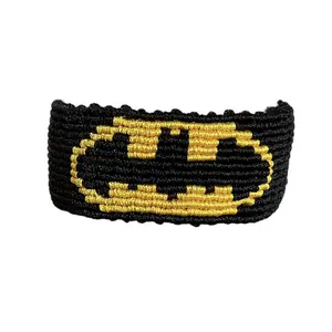 Pulsera con el logo de batman Male