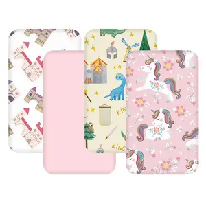 4-Piece Baby Bed Sheets Set, Soft Skin-Friendly Fabric, Non-Irritating, Suitable for All Seasons, Fits Various Mattress Shapes, Bed Linens, Fitted Crib Sheets