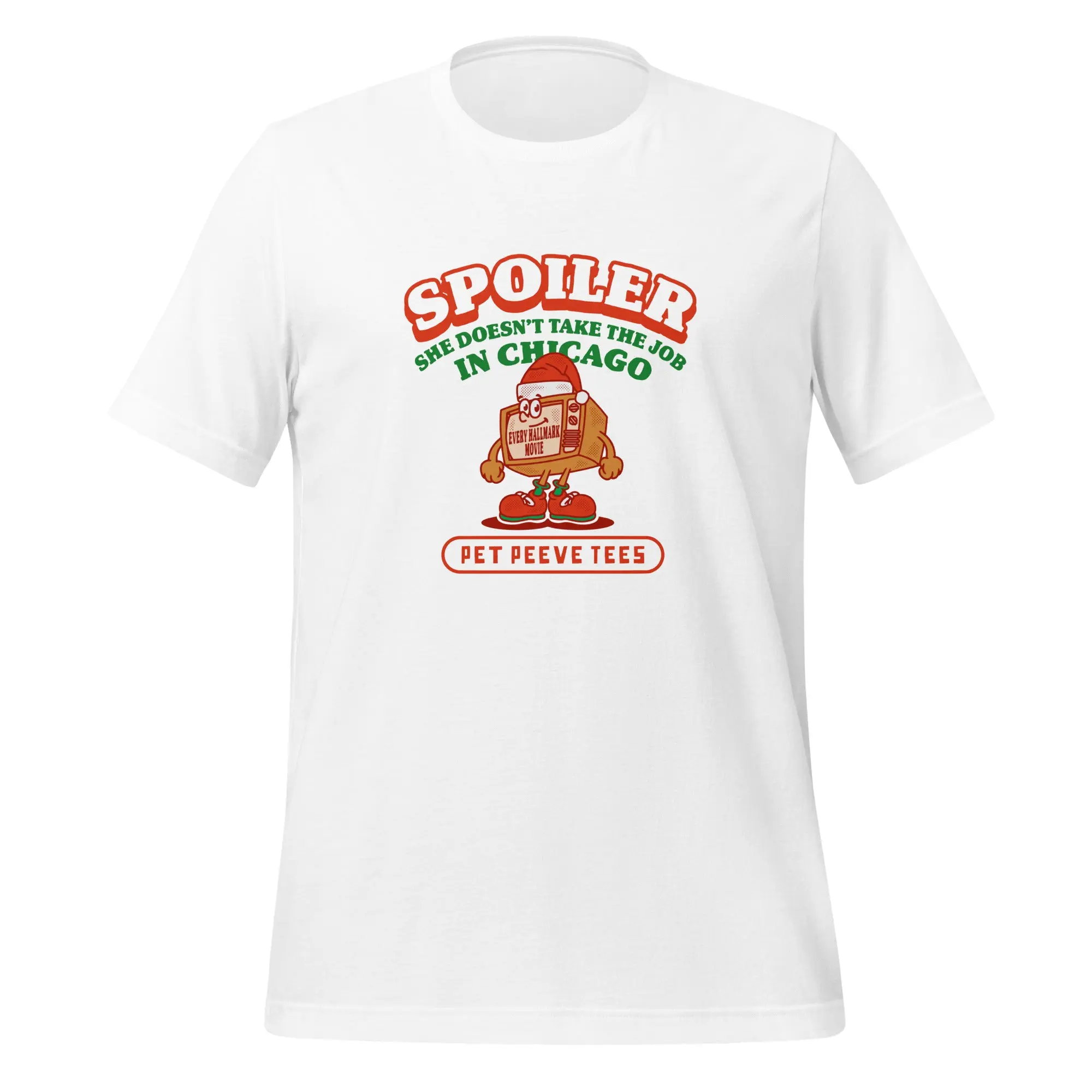 Spoiler: She Doesn't Take The Job in Chicago (Hallmark) - Vintage Style T-Shirt