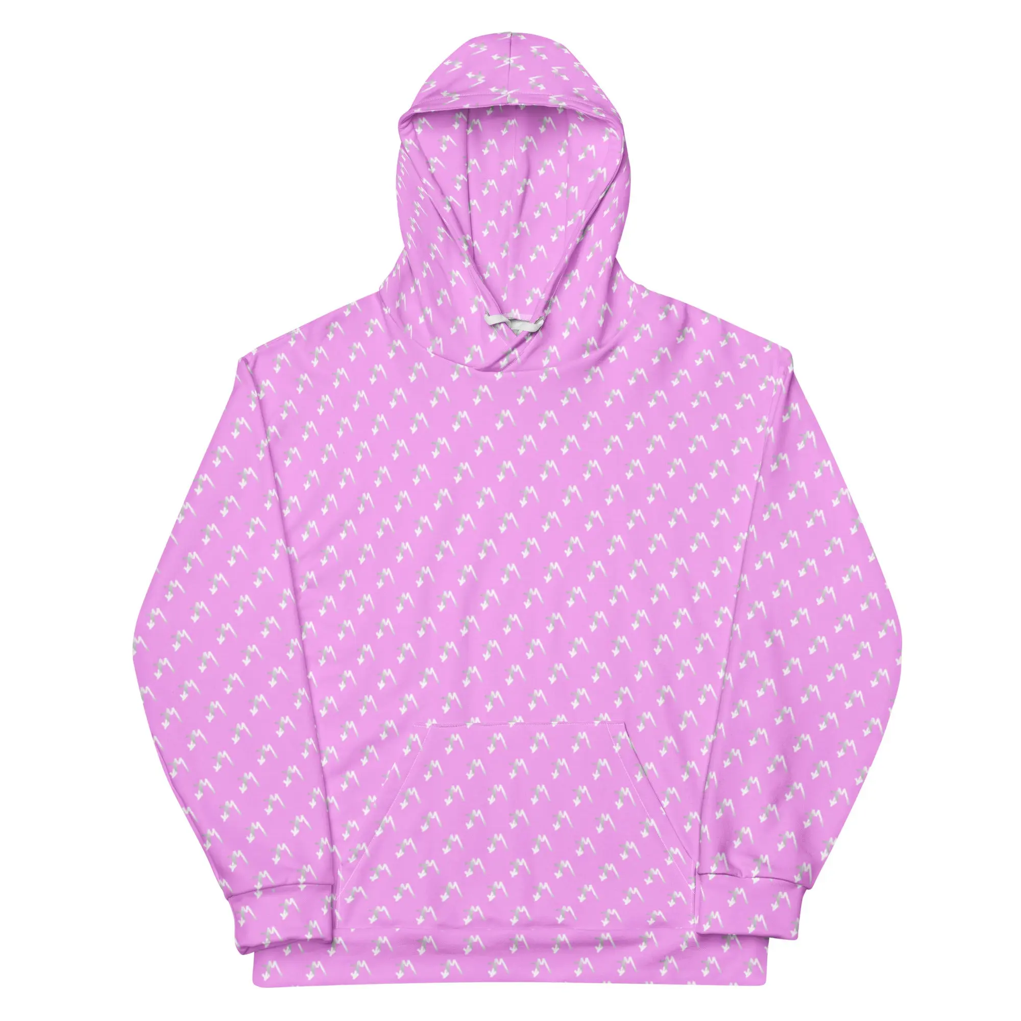 "JM" Monogram Hoodie - Pink