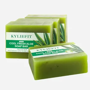 Aloe Soap Bar, Oil Control, Clean Stains, Exfoliation, For Face and Body 200g/7fl.oz
