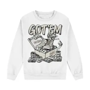 Dollar Sneaker Box Sweatshirt Match  5 Retro SE Sail | Color-Match Design Shirt |Customizable Fit (S-5XL) | Ideal for Matching Your Favorite Sneakers