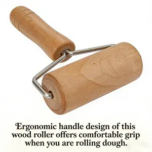 1 Pack Y-Shaped Pastry Rolling Pin, Non-Slip Design, Durable Wooden Material, Ideal for Baking, Dough Kneading Tool, Kitchen Bakeware Accessory, Baking Tools