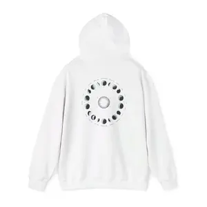 Moon Made Me Do It Hoodie Sweatshirt, Celestial Hooded Pullover, Lunar Eclipse Jumper, Night Sky Outerwear, Full Moon Sweatshirt, Astrology