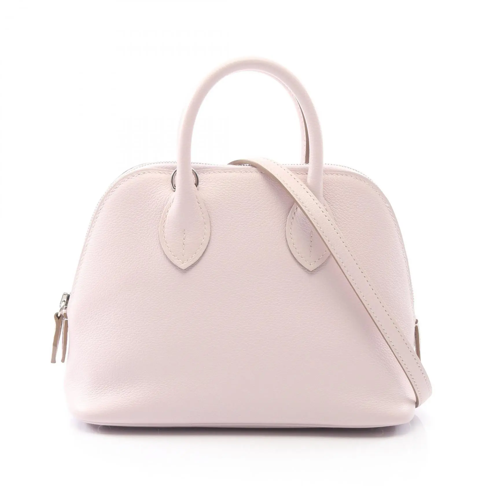 Pre-owned HERMÈS Calfskin Shoulder Bags Hermes Bolide1923 Mini Evercolor Handbag