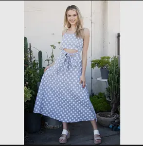 Polka Dot Peek A Boo Dress