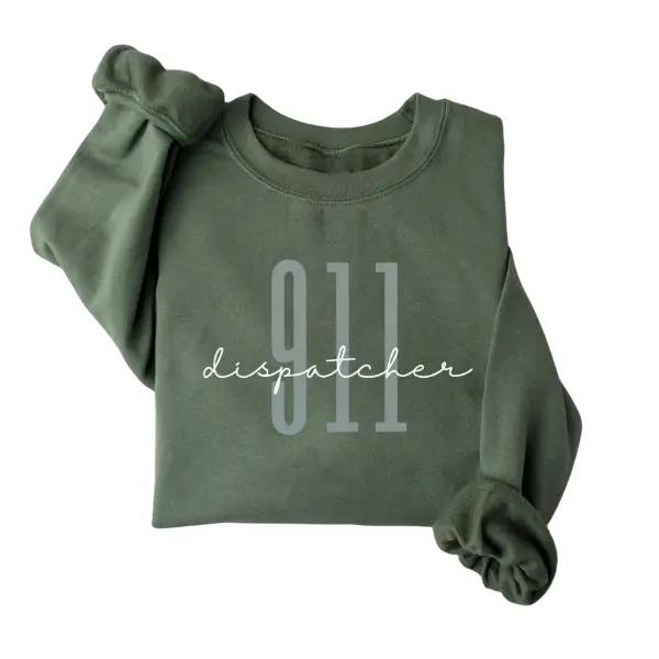 911 Dispatcher Sweatshirt, Emergency Sweater, Dispatcher Gift Hoodie, First Responders, Emergency Medical Dispatcher