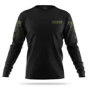 [SHERIFF] Men's Performance Long Sleeve [BLK/GRN]