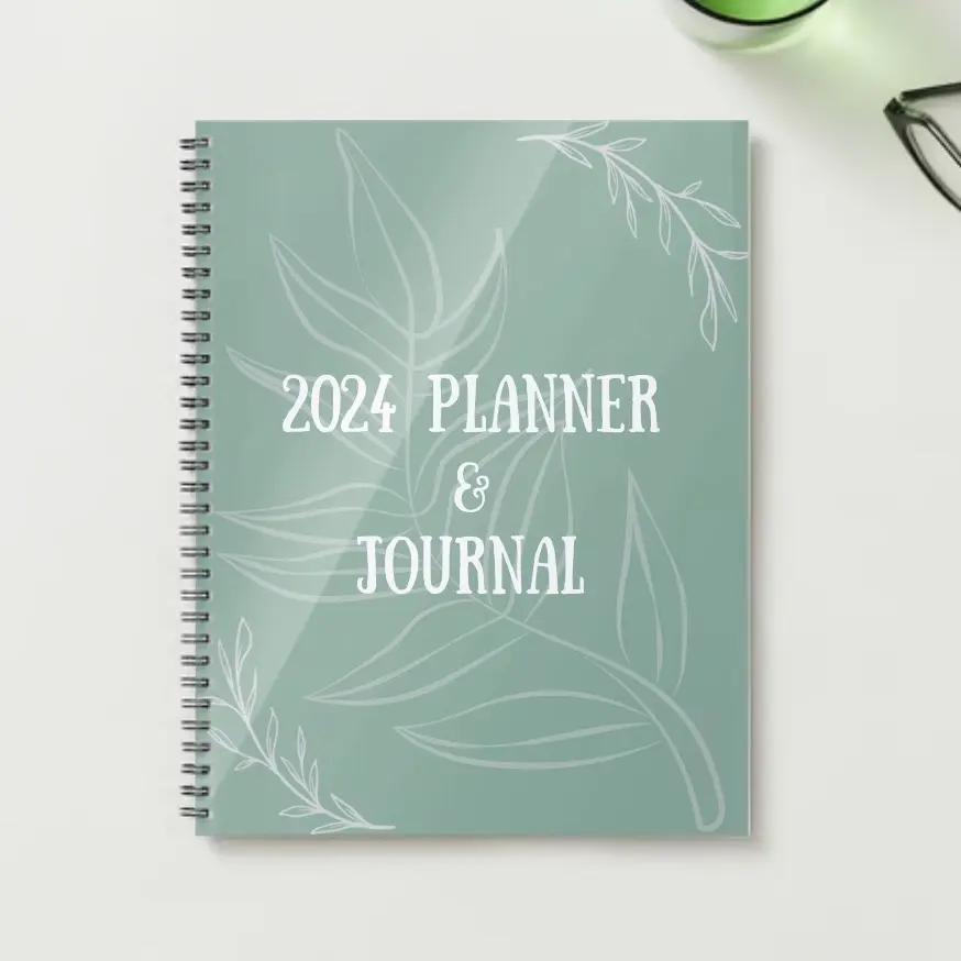 2024 Planner & Journal including motivational quotes