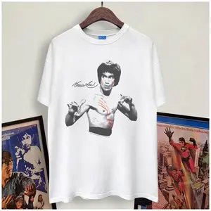 Summer Nunchaku Master Loose Print Short Sleeve T-Shirt Men's T-shirt