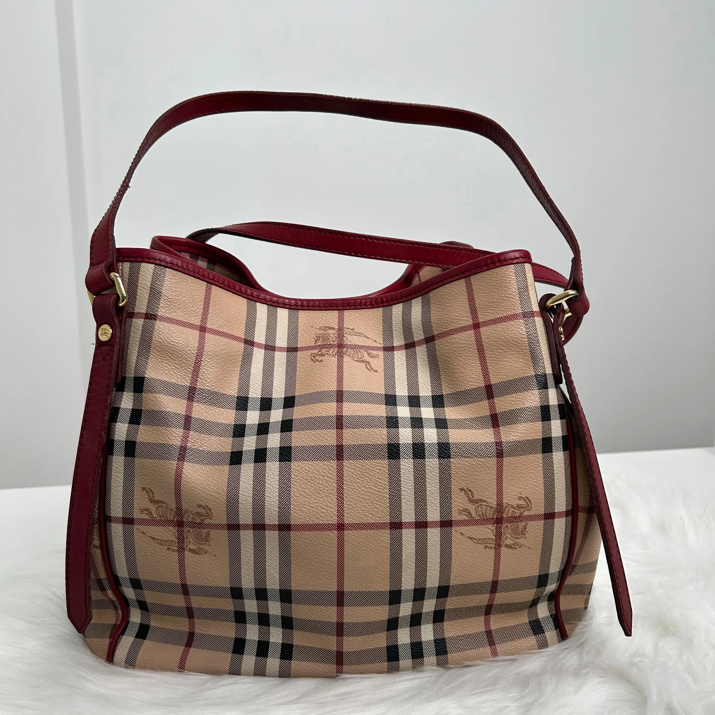 Pre-owned BURBERRY Coated Canvas Shoulder bags B8052101 Vluxury