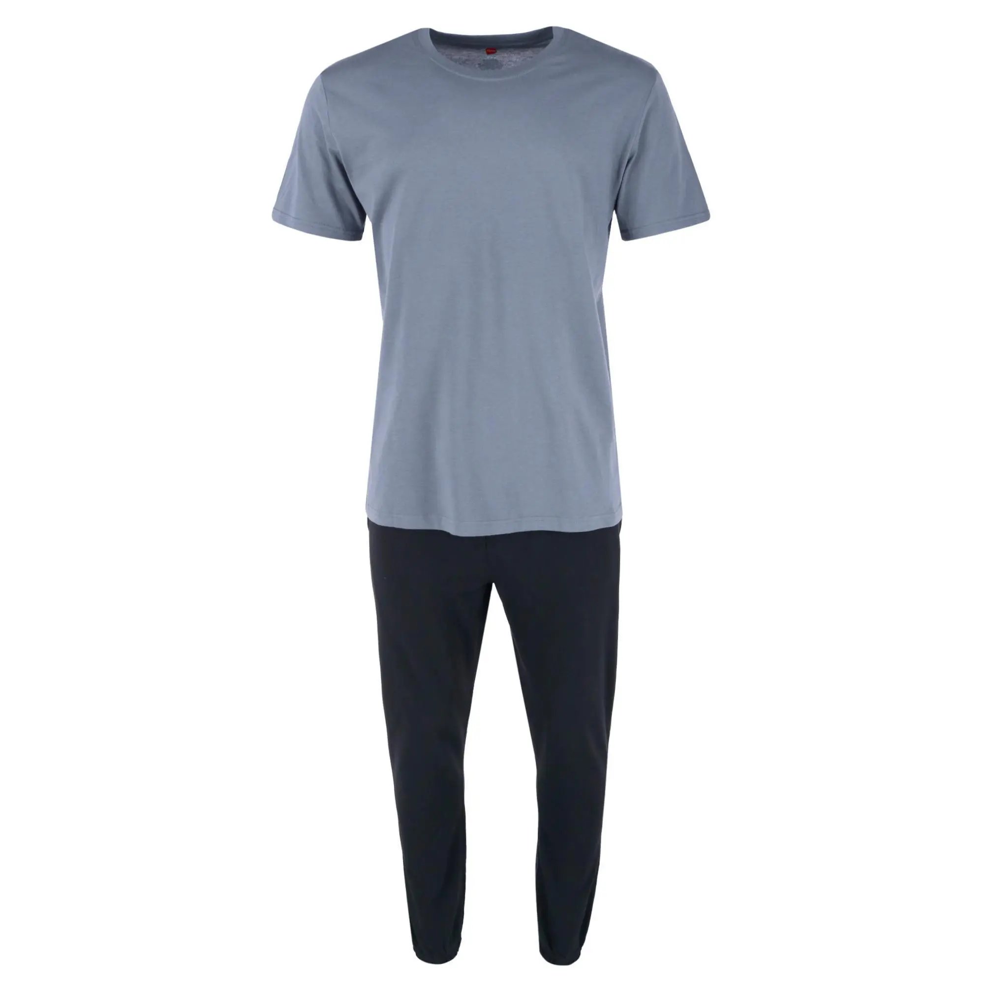 Hanes Men's French Terry Sleep Set, Short Pajama Sets, Nightwear, Menswear, T-Shirt