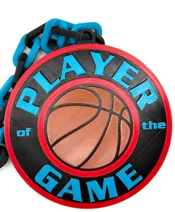 Basketball Player of the Game Hype Chain for Tournaments, Youth Leagues, and Coaches!