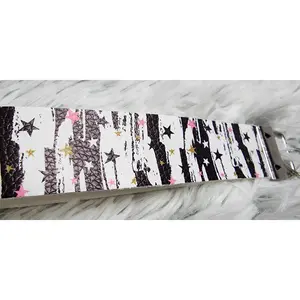 Punk Rock Brush Stroke Key Fob Wristlet
