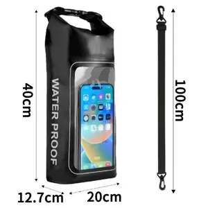 5L large capacity waterproof drying bag - water-proof when swimming or rafting - not prone to getting wet | Cross-body design for easy portability | Essential for outdoor activities