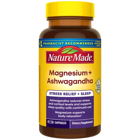 Magnesium 300 mg + Ashwagandha 125 mg Capsules