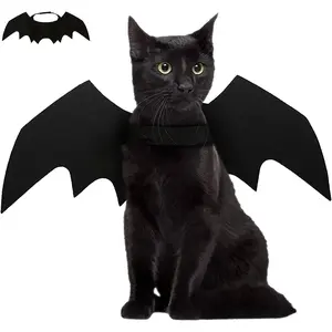 Halloween Pet Bat Wings   Bat Costume Cute Black  Bat Wings  Puppy  Dress Up Accessories