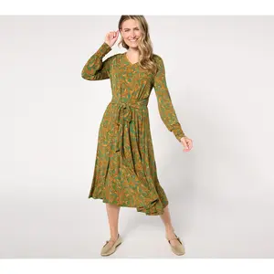 Studio Park X Jane Treacy Regular Faux Wrap Knit Dress