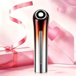 PVD 3-in-1 Facial Massager Beauty Device - EMS Microcurrent Toning, LED Red/Blue Light Skin Care Tool for Lotion, Cream & Essence Infusion, Fine Lines & Puffy Skin Care (Galvanic Machine for Salon & Spa Use)