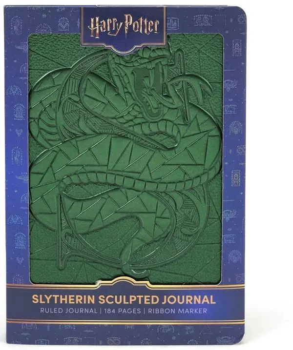 Harry Potter Sculpted Journal: Slytherin by Insight Editions (Hardcover)