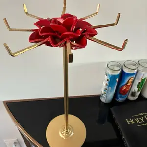 Modern, Stackable, Adjustable, Eco-Friendly Jewelry Stand for Home Jewelry Organization and Storage