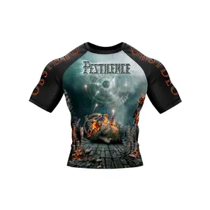 PESTILENCE “Obsideo” Short Sleeve Rashguard