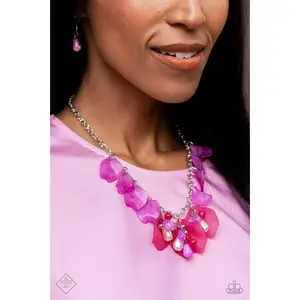Lush Layers Jewelry- Pink Necklace.