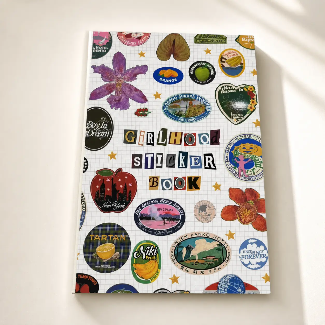 Girlhood Sticker Book, Aesthetic Vintage Stickers for Journaling & Scrapbooking, Cute Retro Decorative Sticker Collection for Planner, Diary, Notebook, DIY Crafts, Collage & Creative Journal Supplies