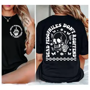 Vintage Dead Pedophiles Don’t Reoffend Tee, Protective Parent Shirt We Love Our Kids Skull Middle Finger Graphic Tshirt, Unisex Justice Shirt